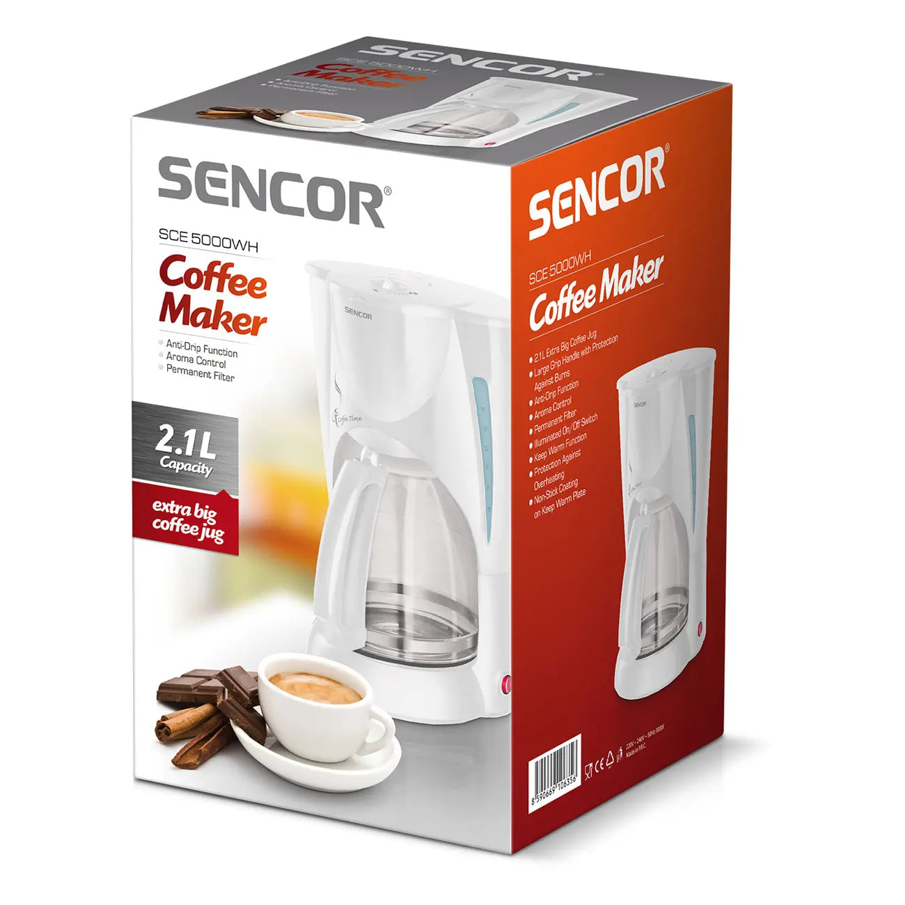 Sencor Coffee Maker SCE5000WH Sencor Coffee Maker SCE5000WH